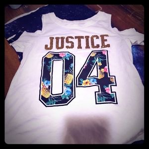 Justice should peek t shirt